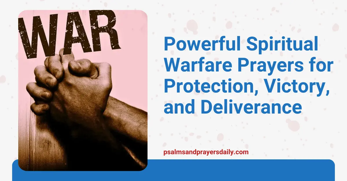 Warfare Spiritual Prayers