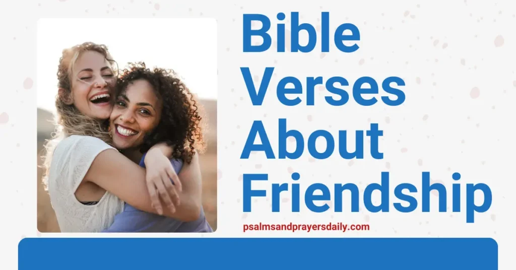 Bible verses about friendship