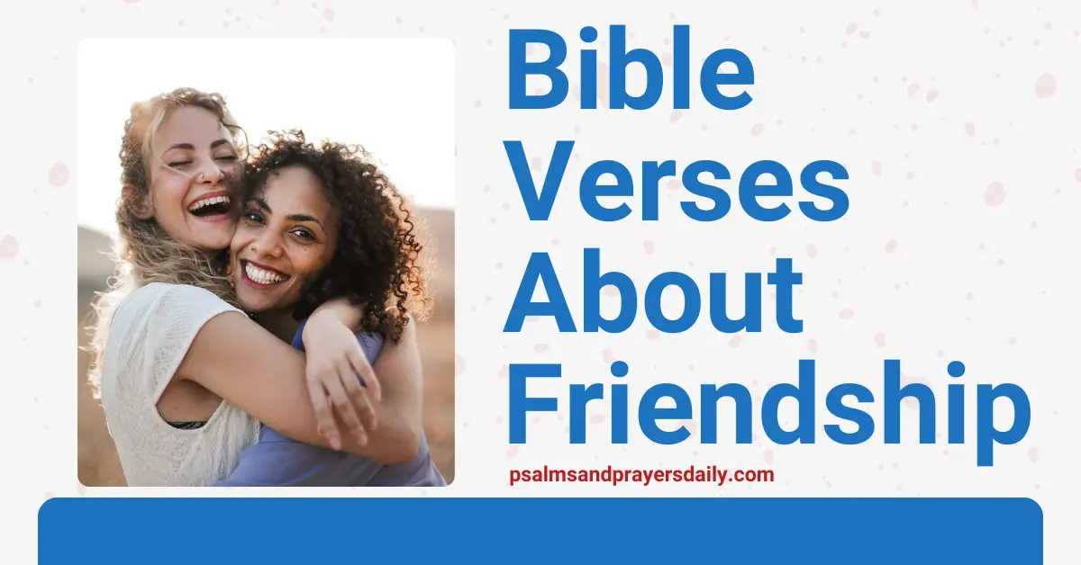 Bible verses about friendship