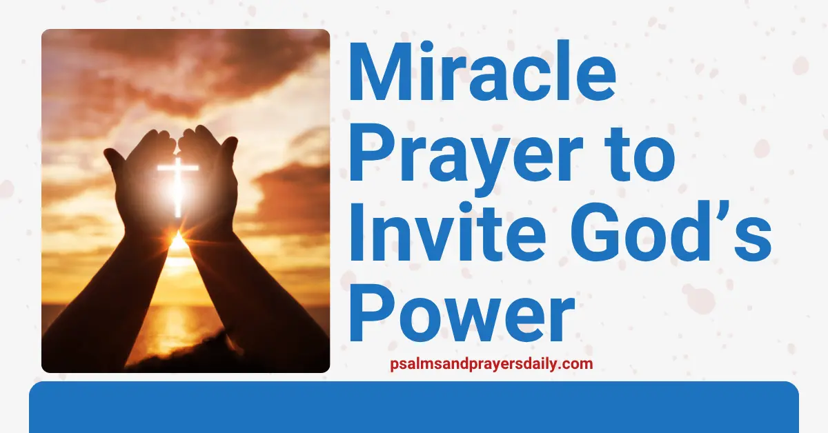 miracle prayer