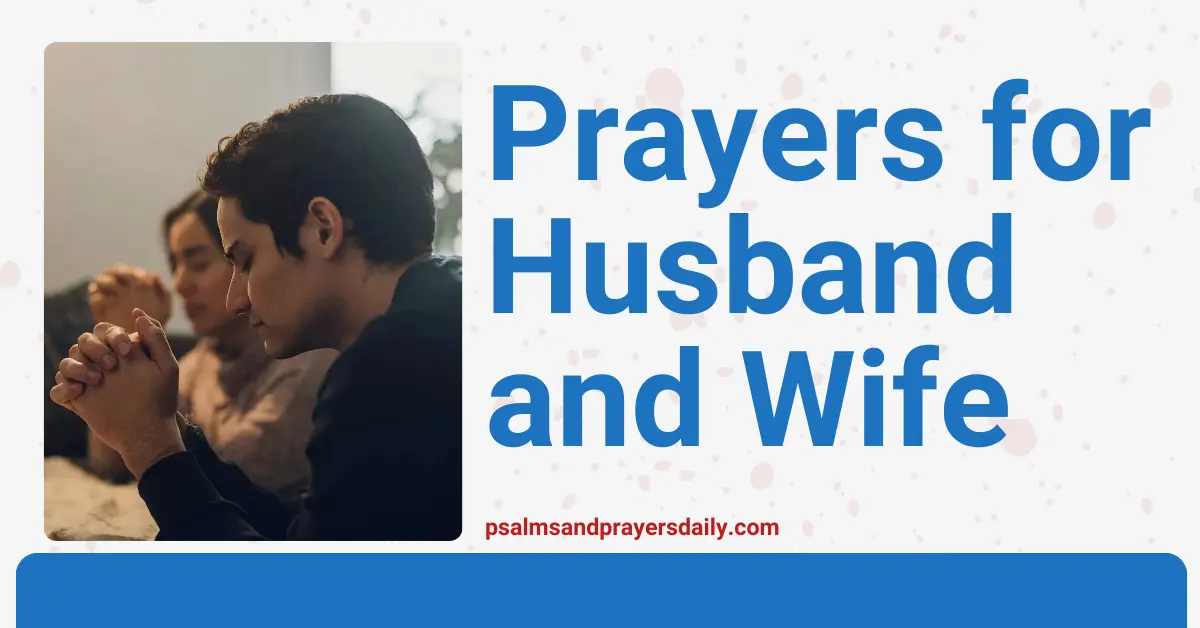 Prayers for Husband and Wife