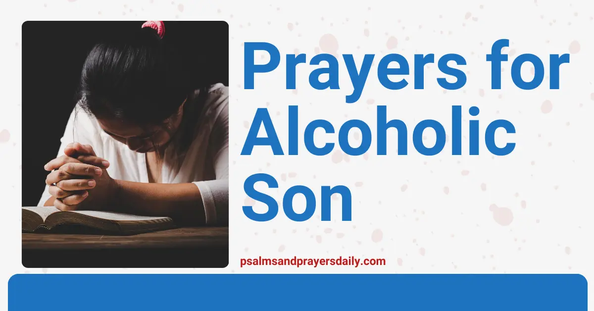 prayers for alcoholic son