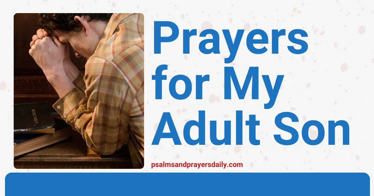 prayers for my adult son