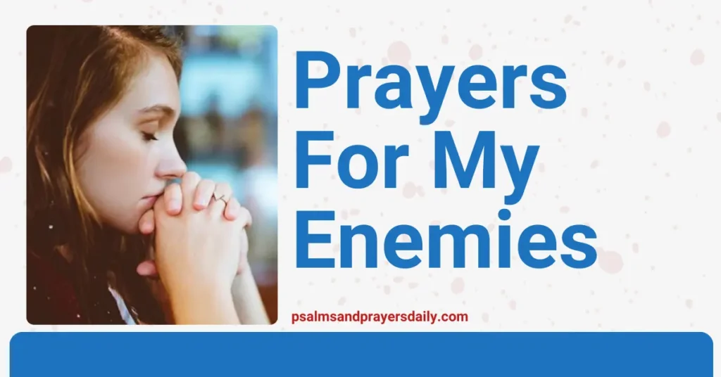 prayers for my enemies