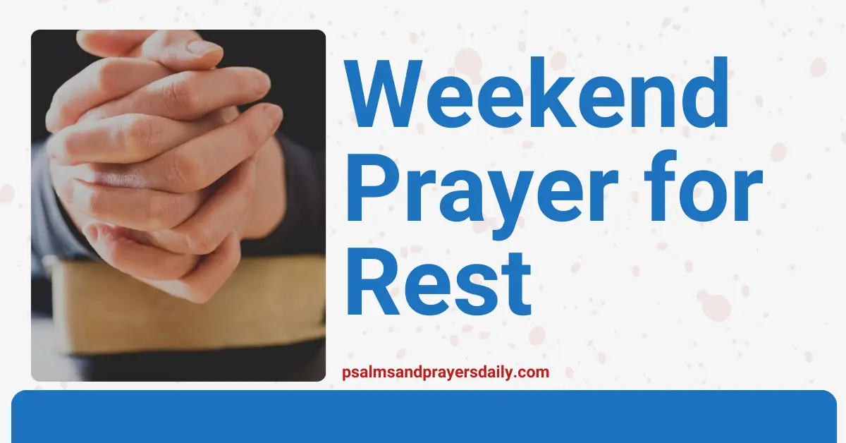 weekend prayer